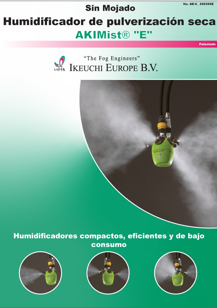 Humidificador de niebla seca AKIMist E